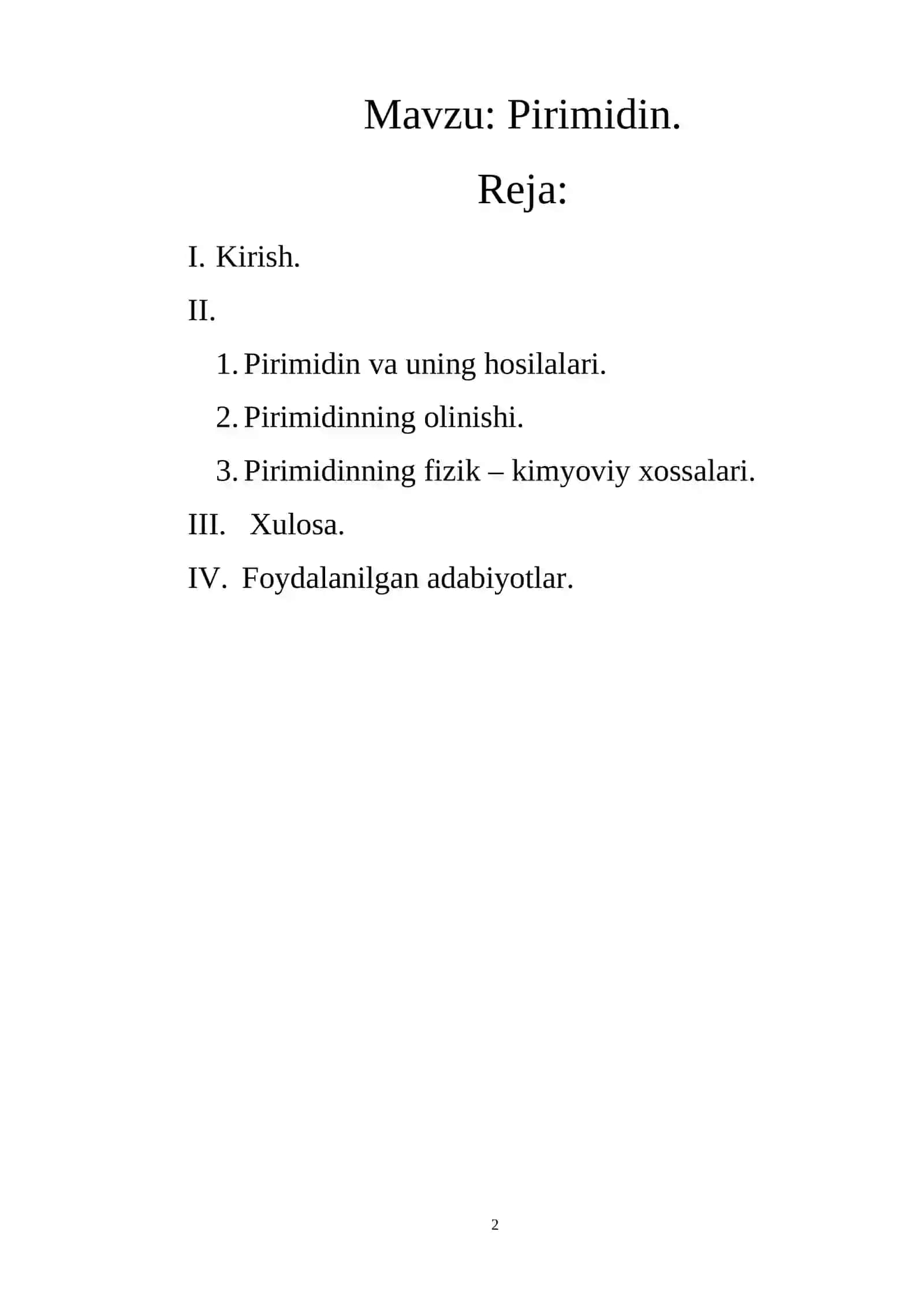 Pirimidin 2