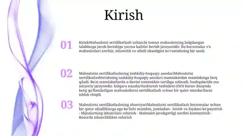 Mahsulotni Sertifikatlashning Tashkiliy-Huquqiy Asoslari 2