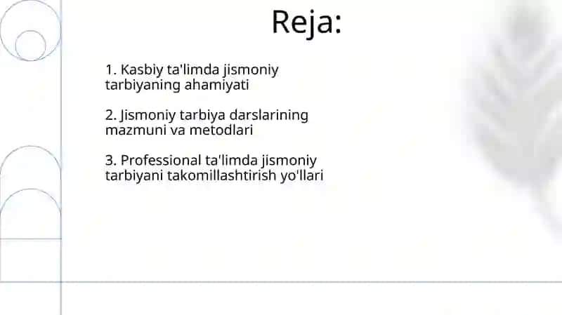 Professional ta'limda jismoniy tarbiya darslari 2