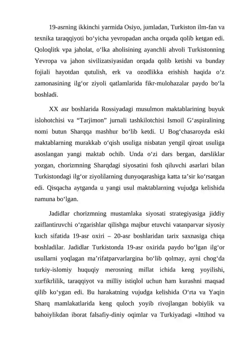 Jadidchilik Harakati 2