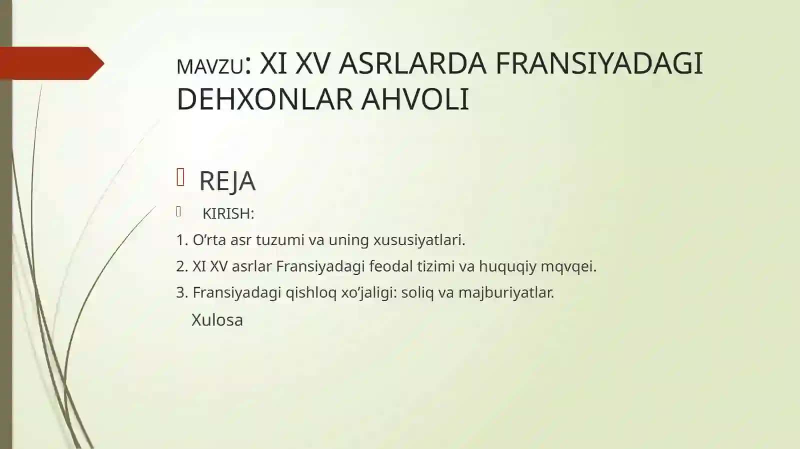 XI XV ASRLARDA FRANSIYADAGI DEHXONLAR AHVOLI 2