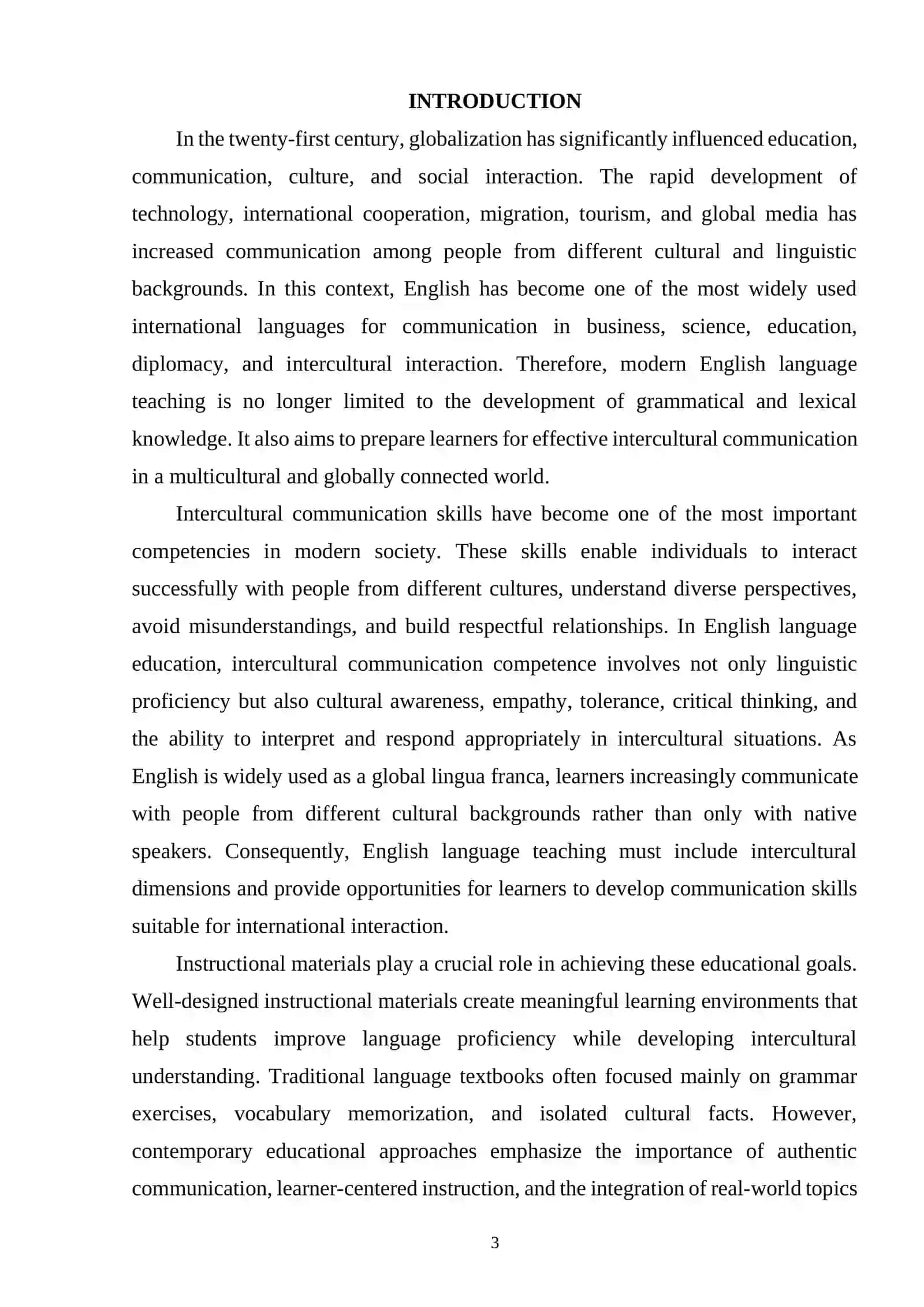 DESIGNING INSTRUCTIONAL MATERIALS THAT PROMOTE INTERCULTURAL COMMUNICATION SKILLS IN ENGLISH 2
