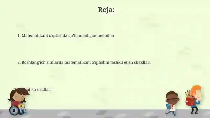 Interaktiv matematika o'qitish metodlari 2
