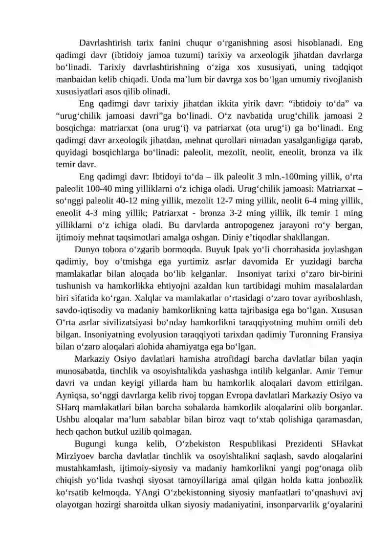 Markaziy Osiyo – jahon sivilizatsiyasining ajralmas qismi 2