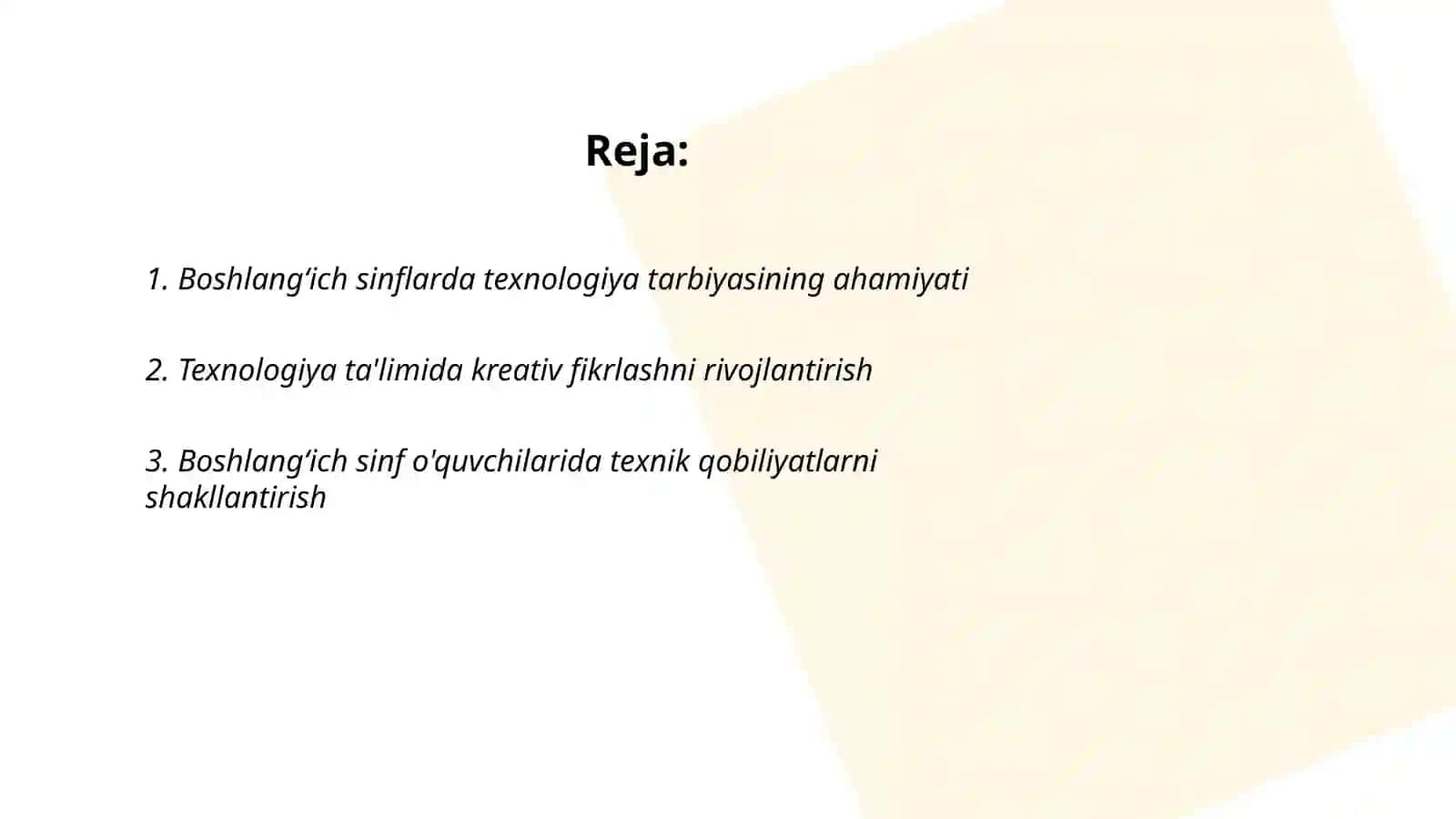 Boshlangʻich sinflarda texnologiya tarbiyasining vazifalari 2