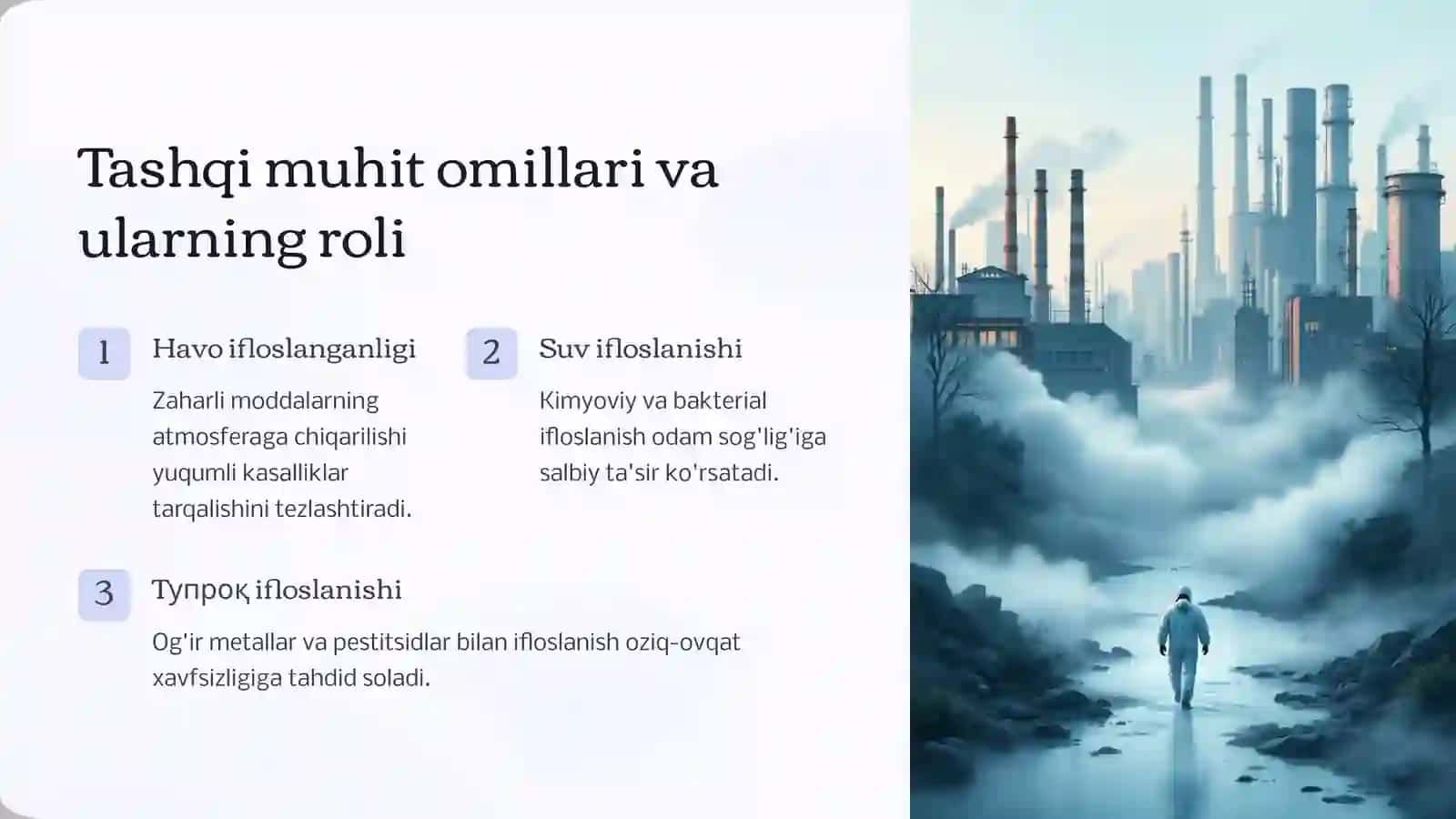 Yuqumli kasalliklar tarqalishining ekologiyaga tarqalishi 2