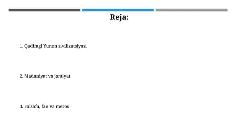 Qadimgi yunon sevilizatsiyasi 2