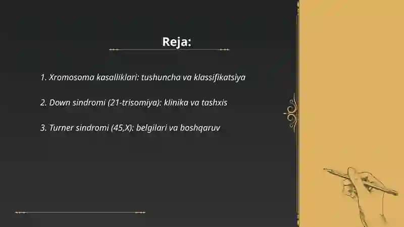 Xromosoma kasalliklari 2