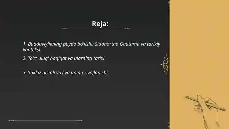 Buddaviylik dini tarixi va ĝoyalari 2