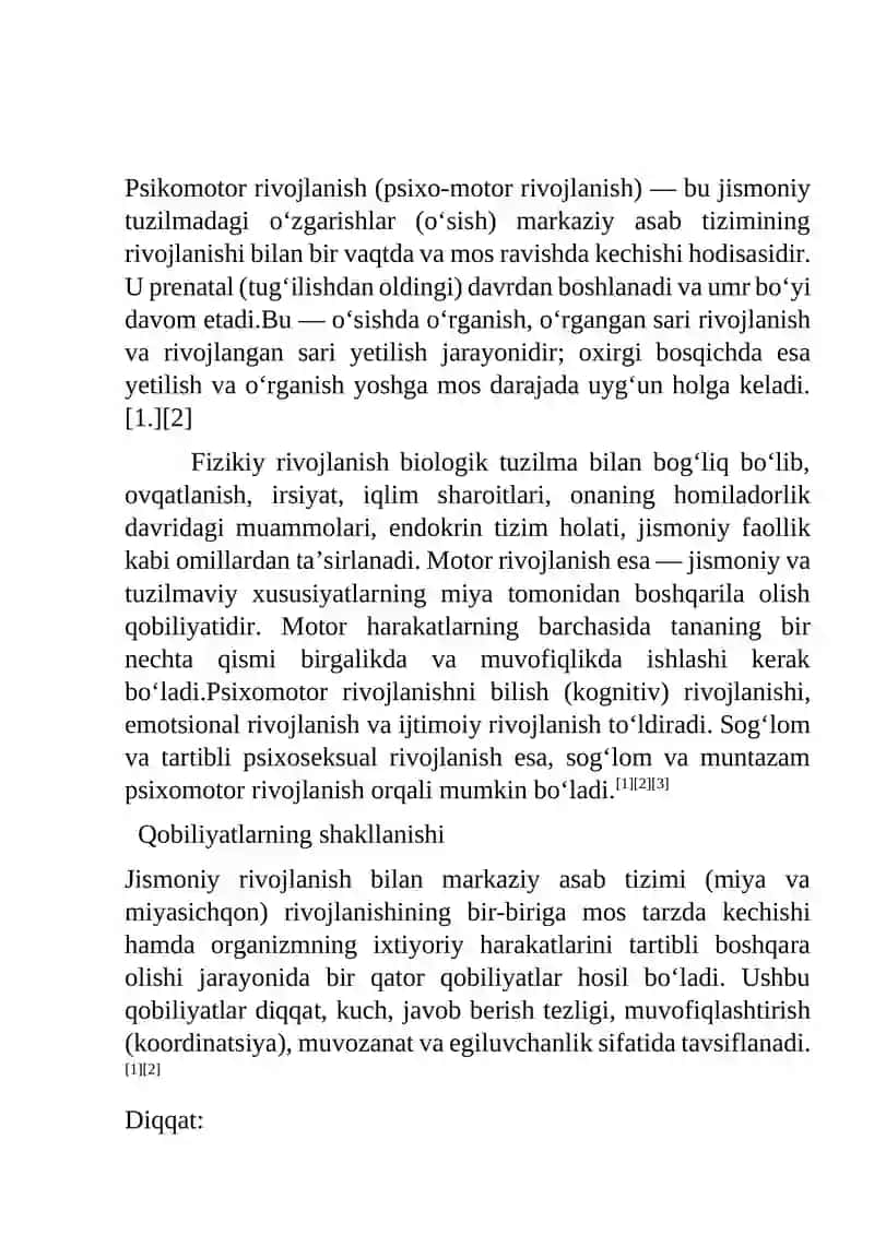 inson psixomotorikasi xarakteristikasini aniqlash 2