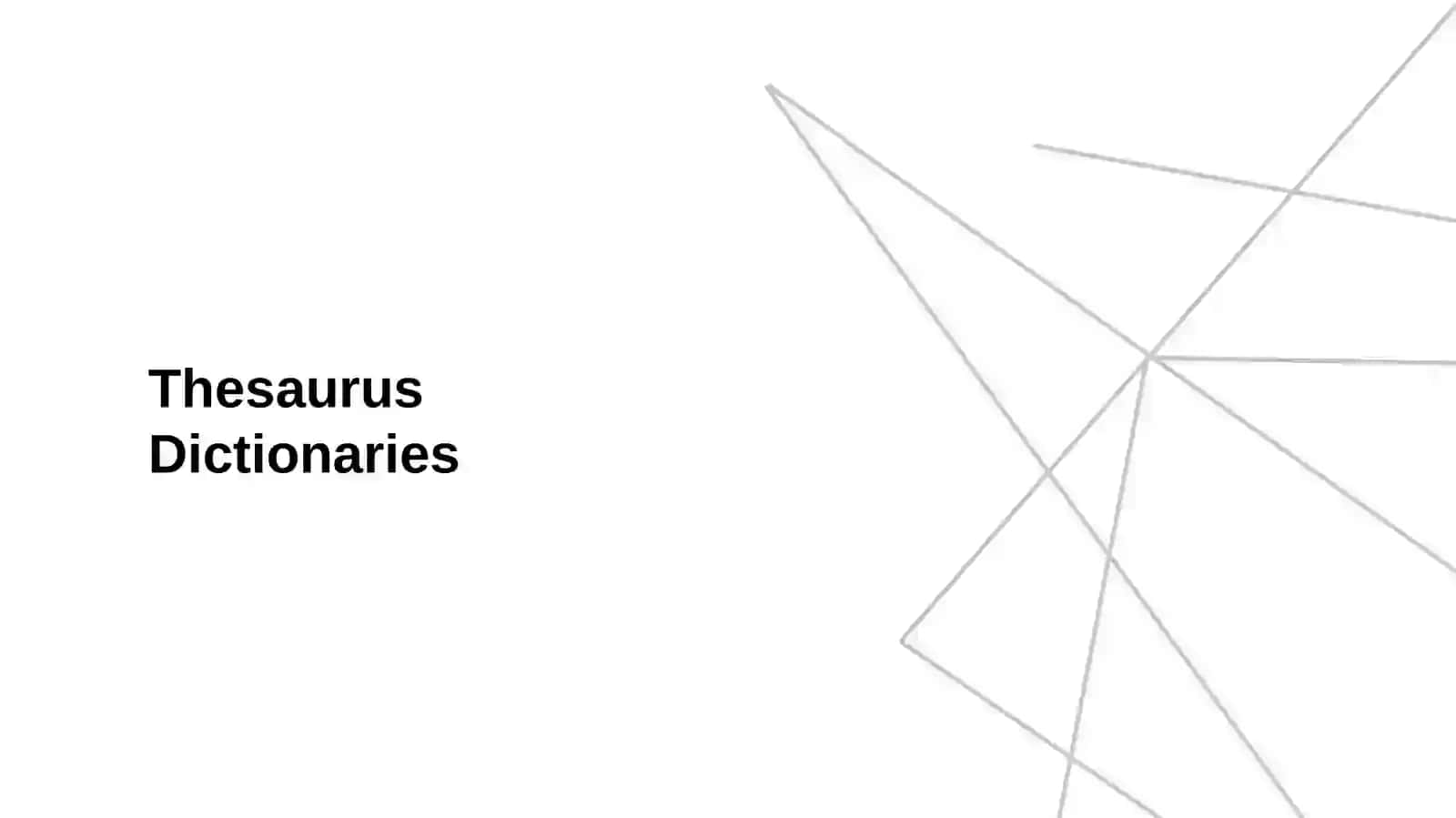 Thesaurus Dictionaries 2