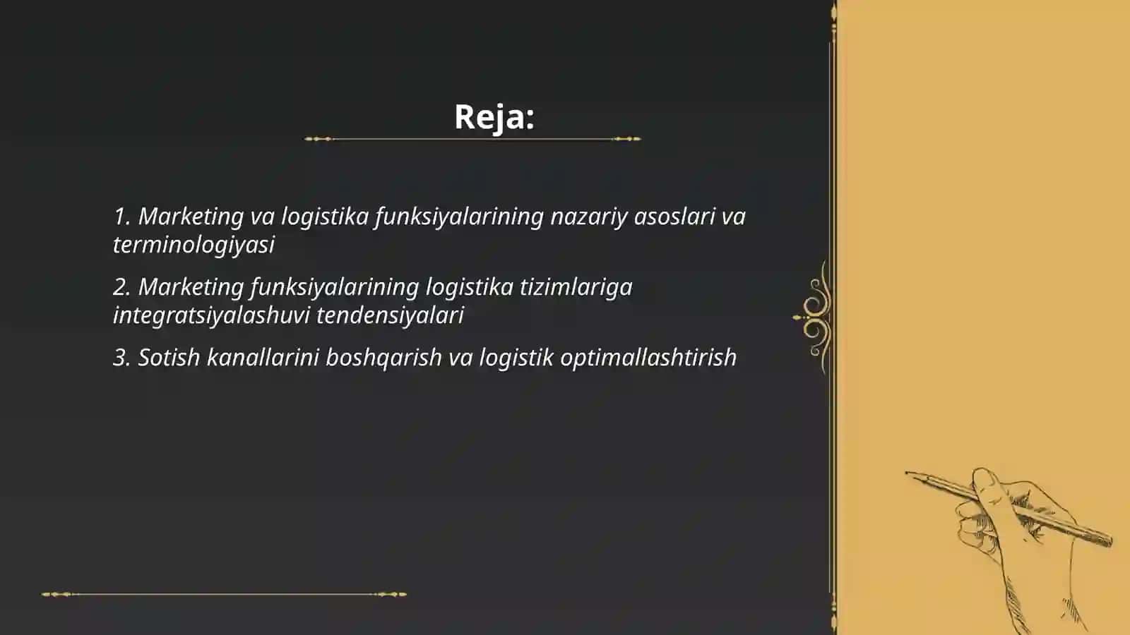 Marketing funksiyalarining logistik funksiyalarga aylanish tendensiyalari 2