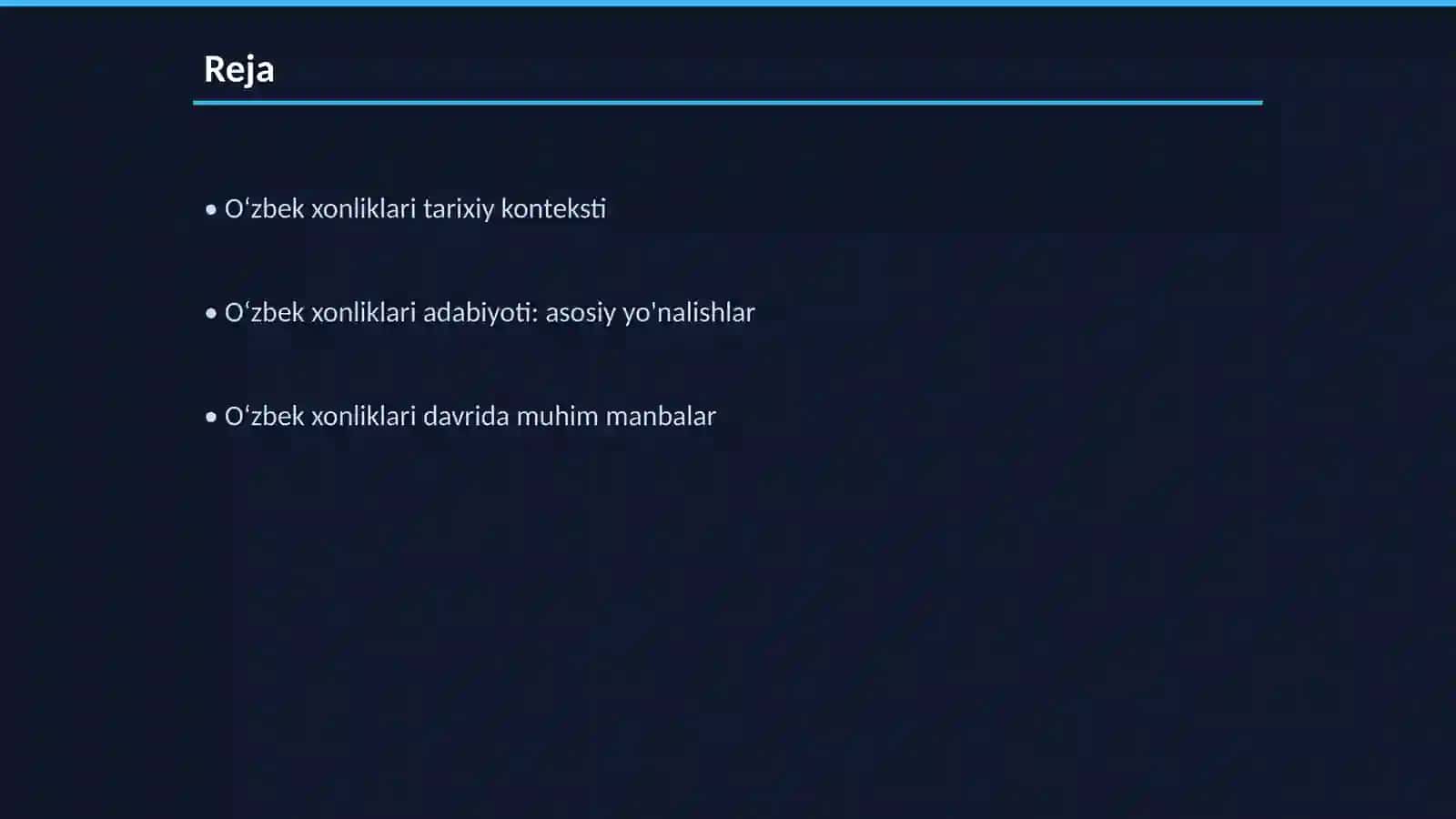 Oʻzbek xonliklari davriga oid manba va adabiyotlar 2