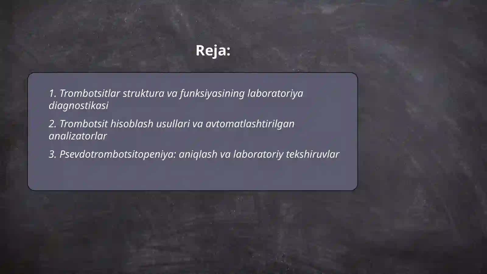 Trombotsitlar patalogiyasi labarator diagnostikasi 2