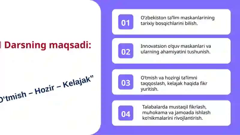 O‘ZBEKISTONDA INNOVATSION O‘QUV MASKANLARI 2