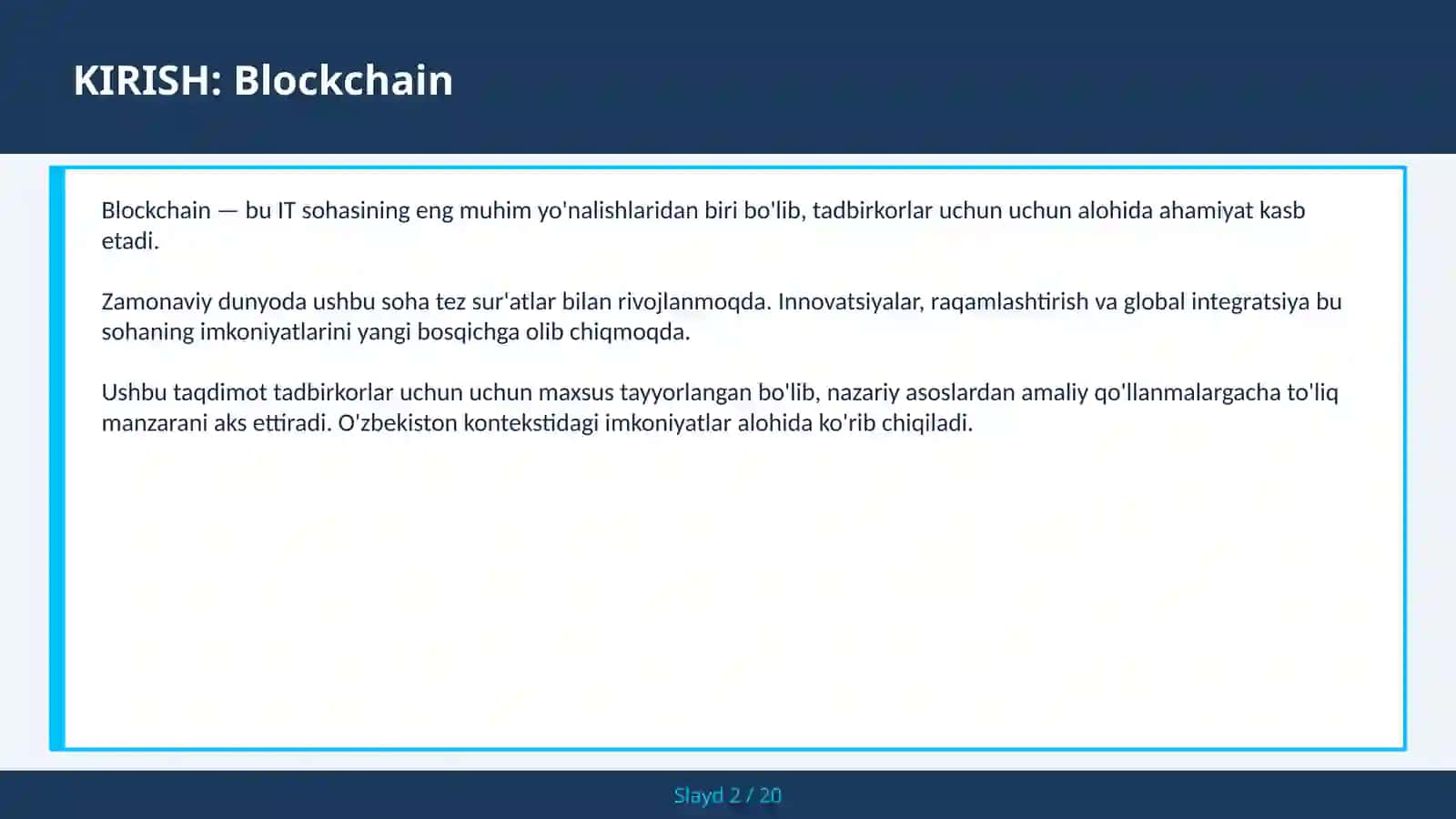 Blockchain 2