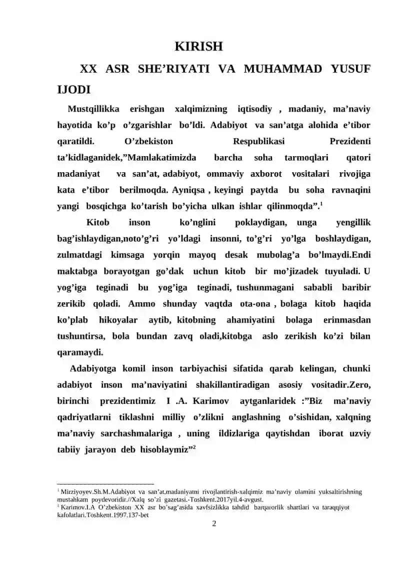 MUHAMMAD YUSUF SHE’RIYATIDA YOR VA OSHIQ OBRAZI 2