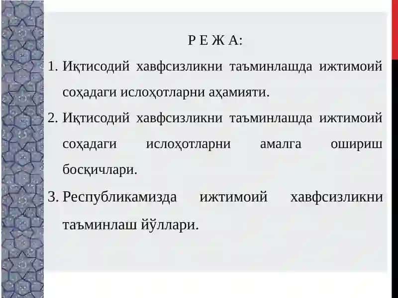 Иқтисодий хавфсизлик 2