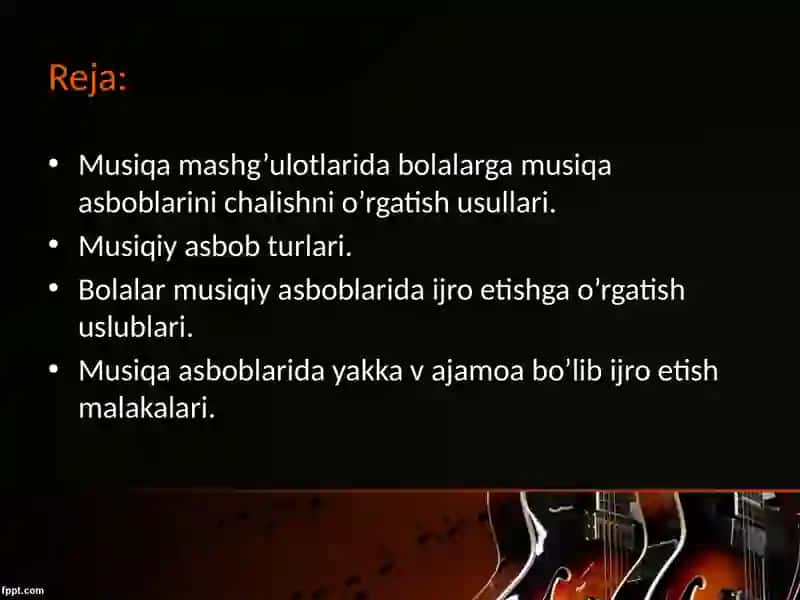 Maktabgacha ta’lim ta'shkilotlarida musiqa cholg’u asboblarini o’rgatish 2