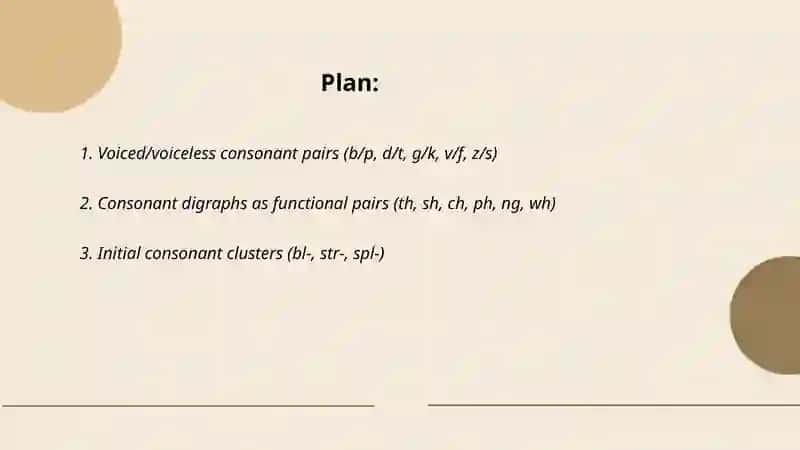 Consonant and Pairs 2