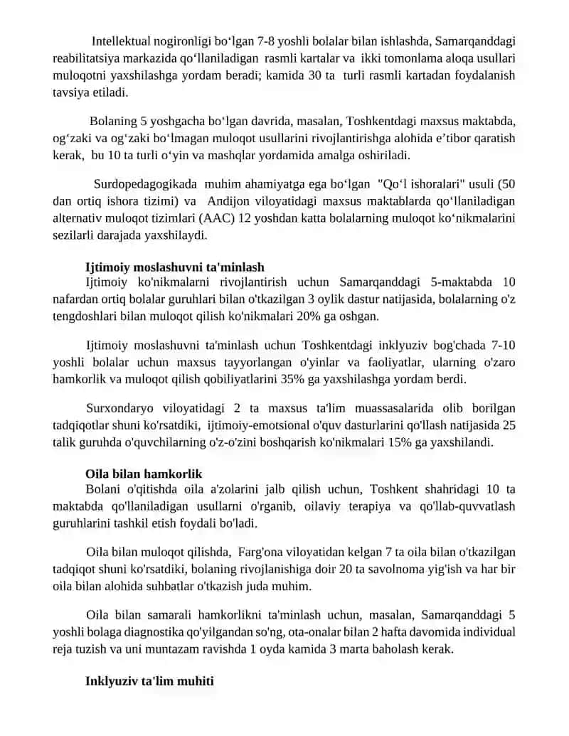 Eshitishida va aqliy rivojlanishida nuqsoni boʻlgan bolalarni oʻqitish 2