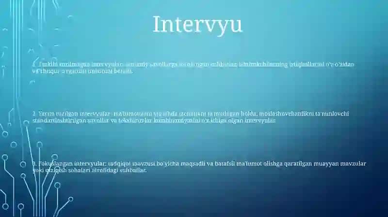 Etnopsixologik Tadqiqotlarda QoʻLlaniladigan Metodlar 2