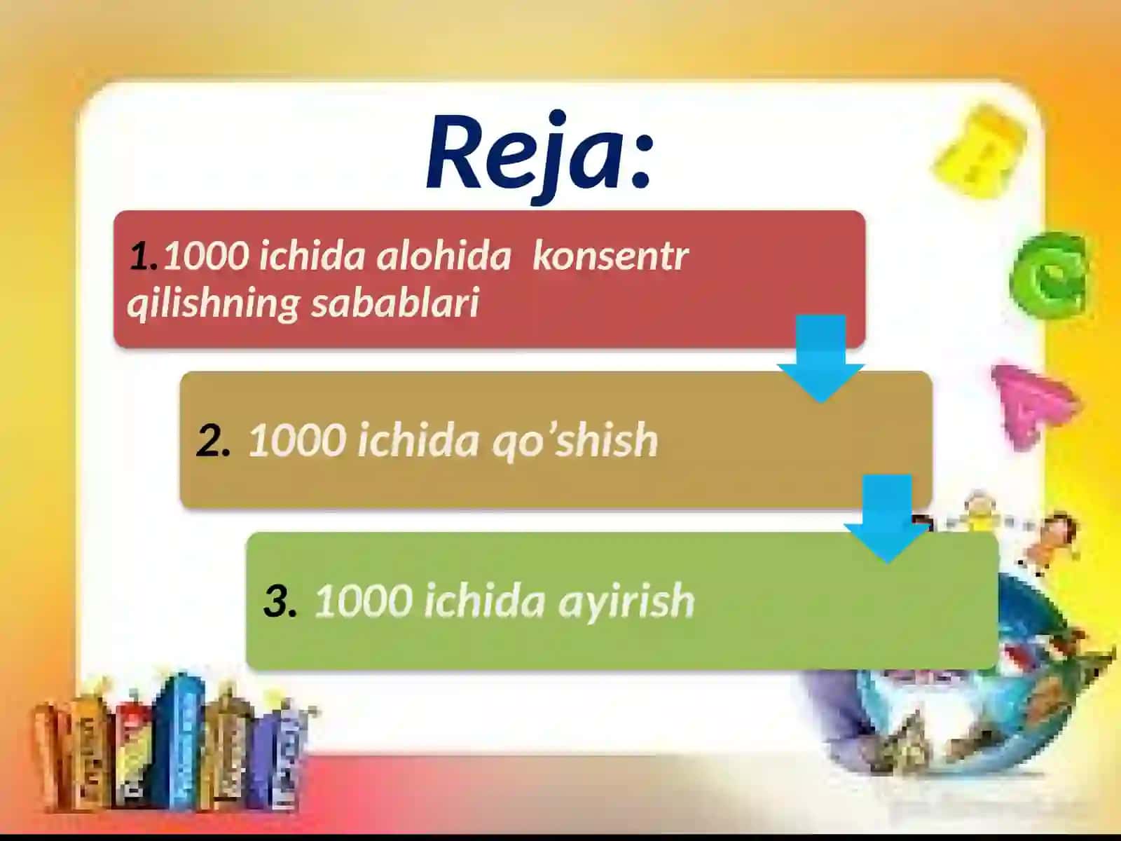 1000 ichida arifmetika amallarni bajarish metodikasi 2