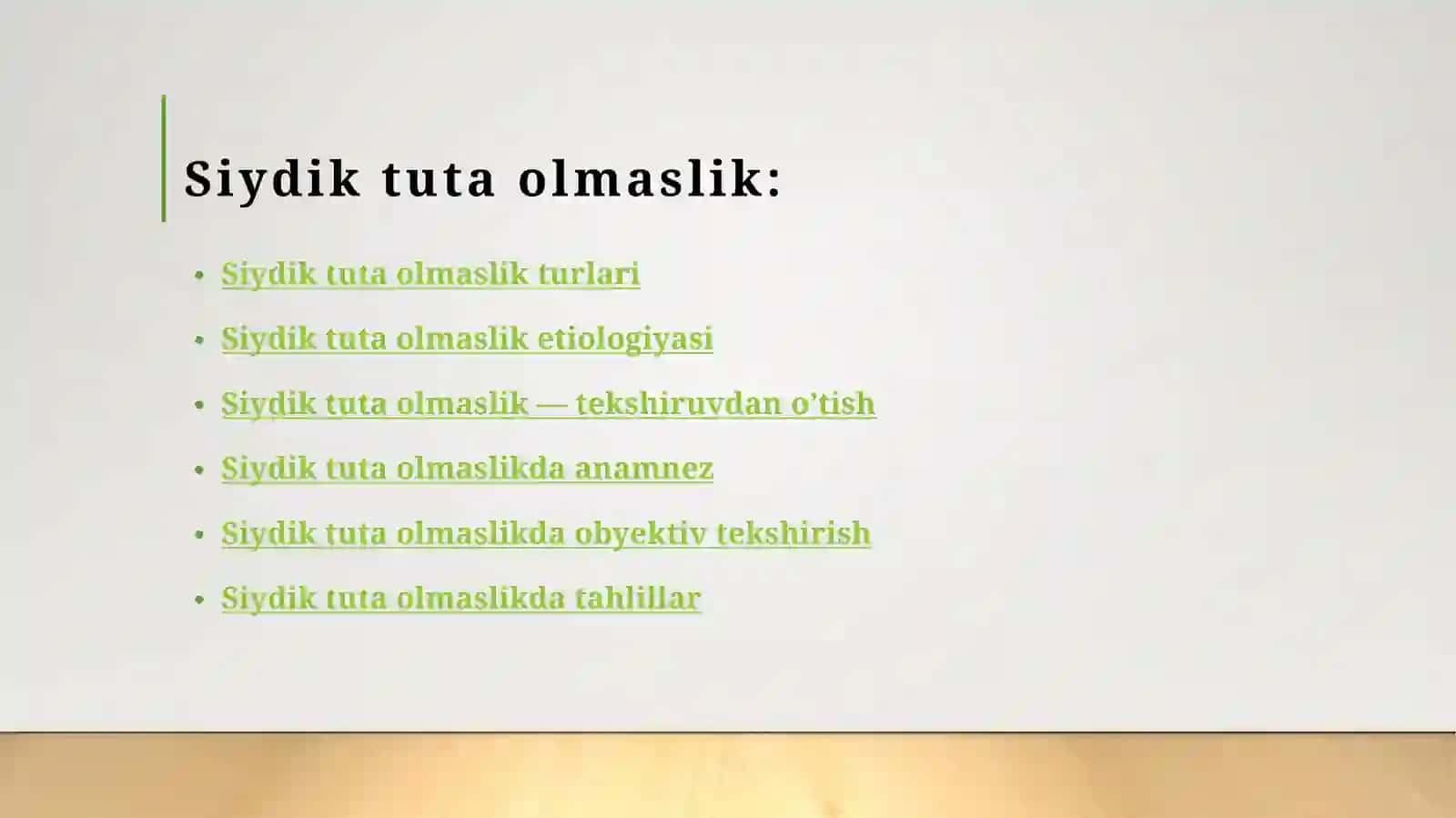 Siydiktutaolmaslik 2