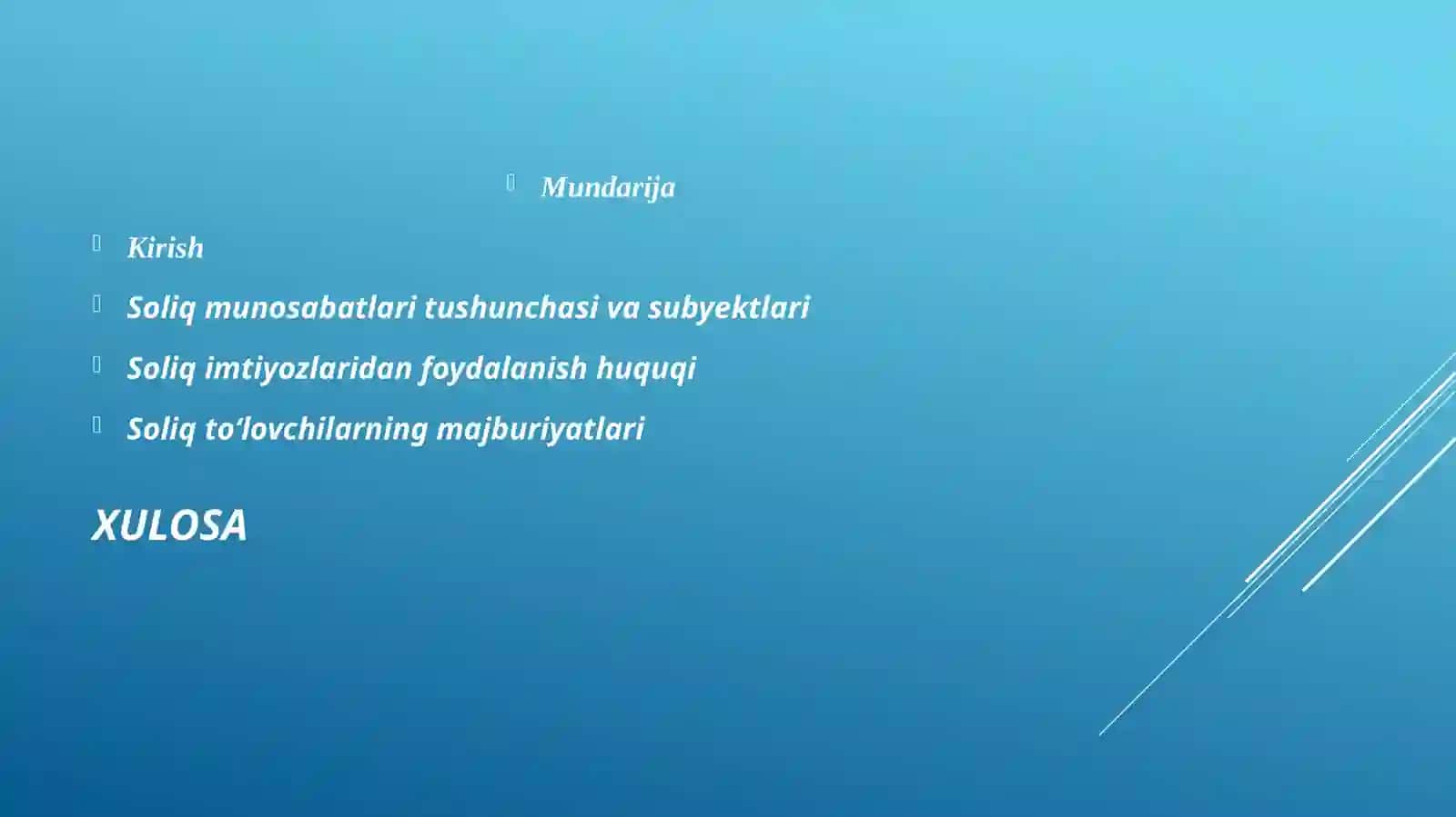 Soliqmunosabatlarisubyektlarininghuquqlarivasoliqmajburiyatlariningbajarilishi 2