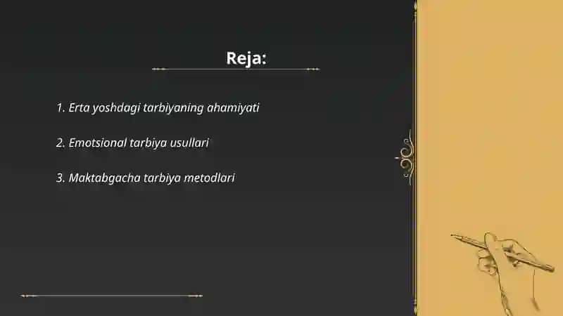 Chaqaloqlarga tarbiya berish usullari 2