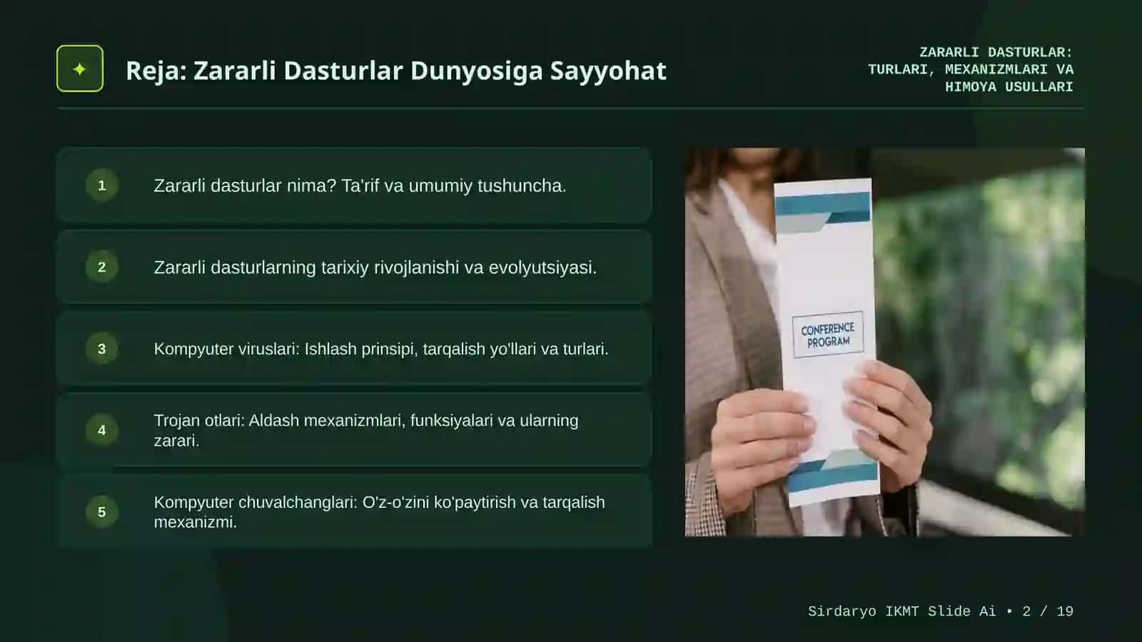Zararli Dasturlar: Kiberxavfsizlikning Dolzarb Muammosi 2