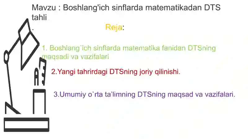 Matematika va uni oʻqitish metodikasi fanidan taqdimot 2