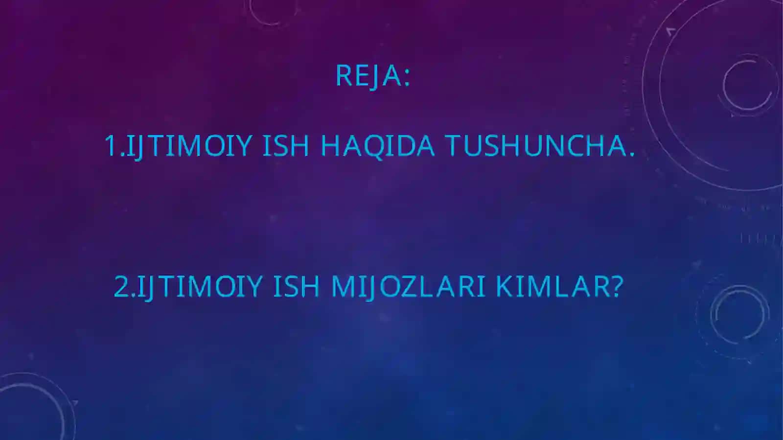 Ijtimoiy ish mijozlari 2