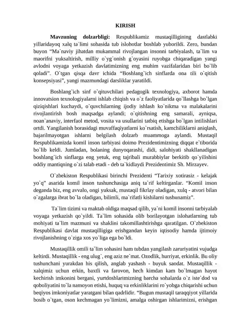 ONA TILI DARSLARIDA DIDAKTIK MATERIALLARDAN FOYDALANISH METODIKASI 2