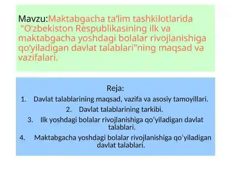 Davlattalablarining maqsad, vazifava asosiy tamoyillari 2