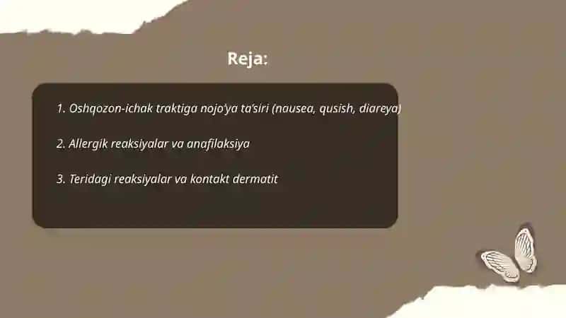 Antibiotiklarning nojo‘ya ta’siri 2
