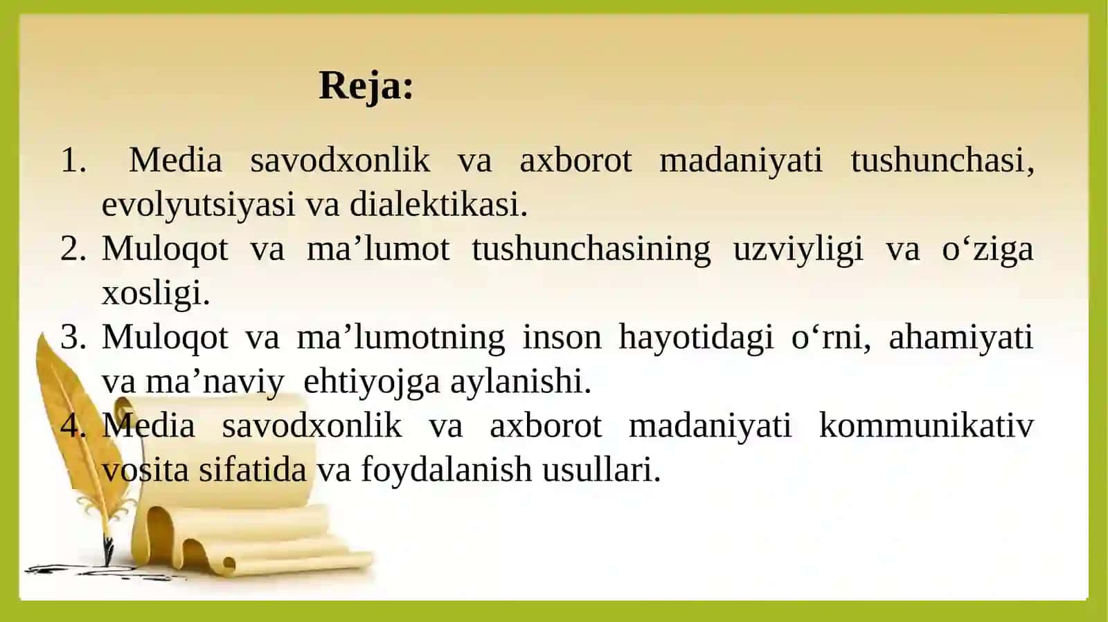 Media savodxonlik va axborot madaniyati evolyutsiyasi va uning  jamiyatdagi  ahamiyati 2