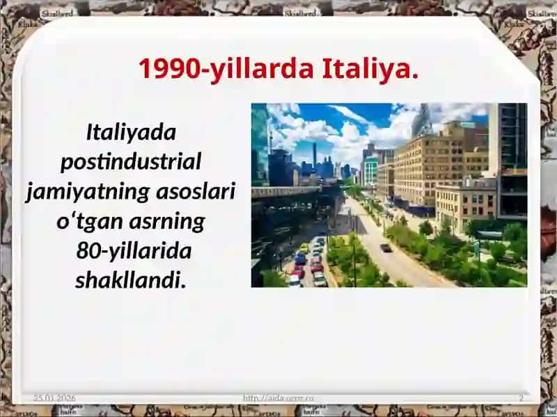 1991 – 2017-yillarda Italiya 2