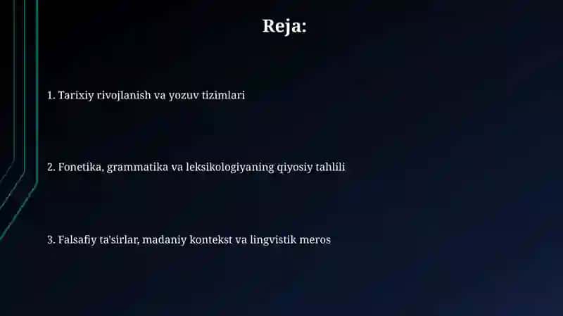 Tarix va rivojlanish 2