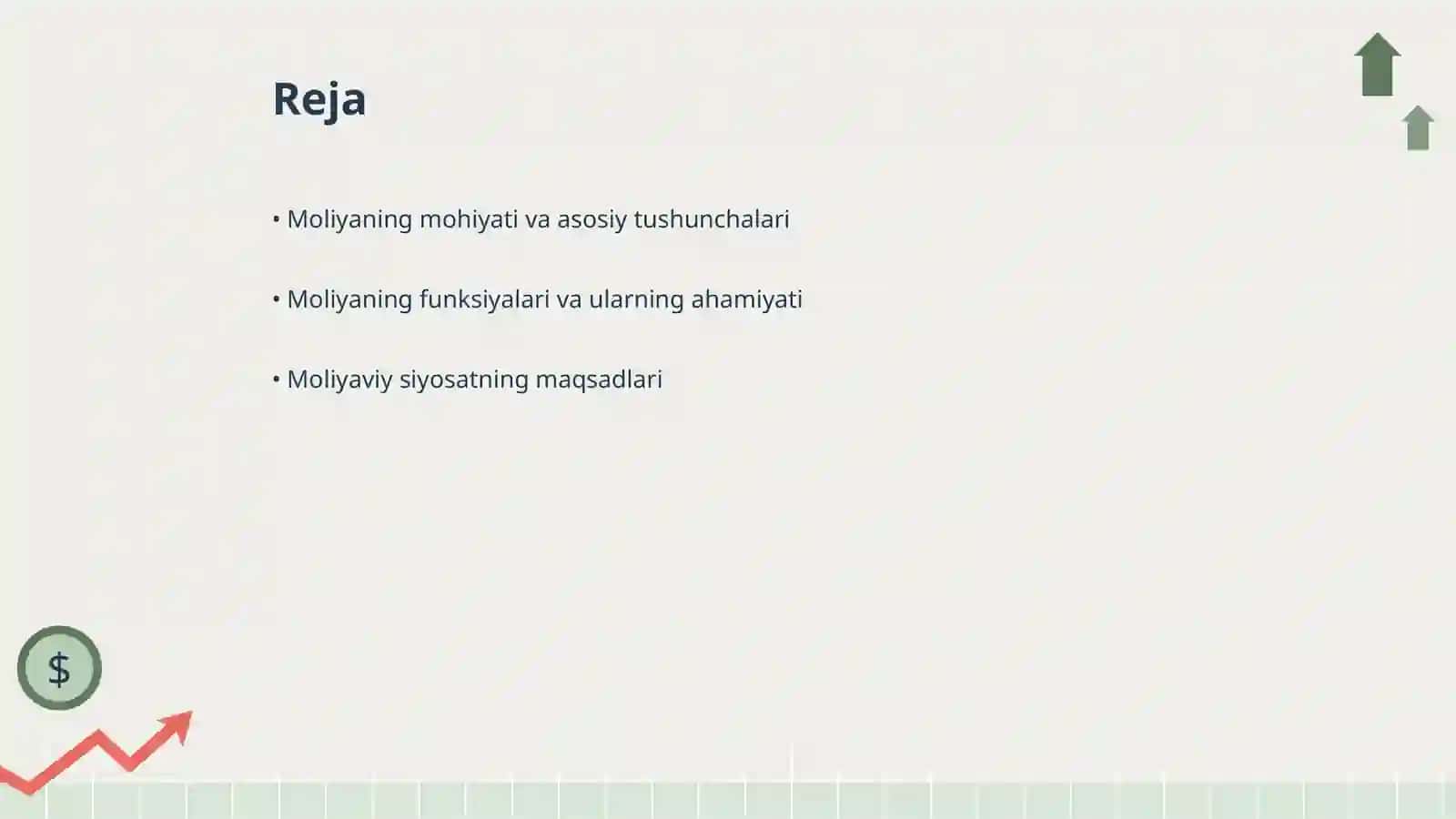 Moliyaning mohiyati va funksiyalari. Moliyaviy siyosat. Moliyaviy tizim 2