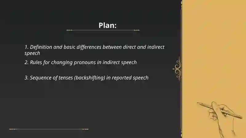 Direct and Indirect Speech 2