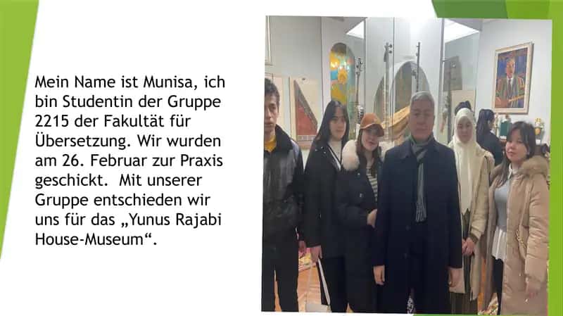 Präsentation vom Yunus Rajabi House-Museum 2