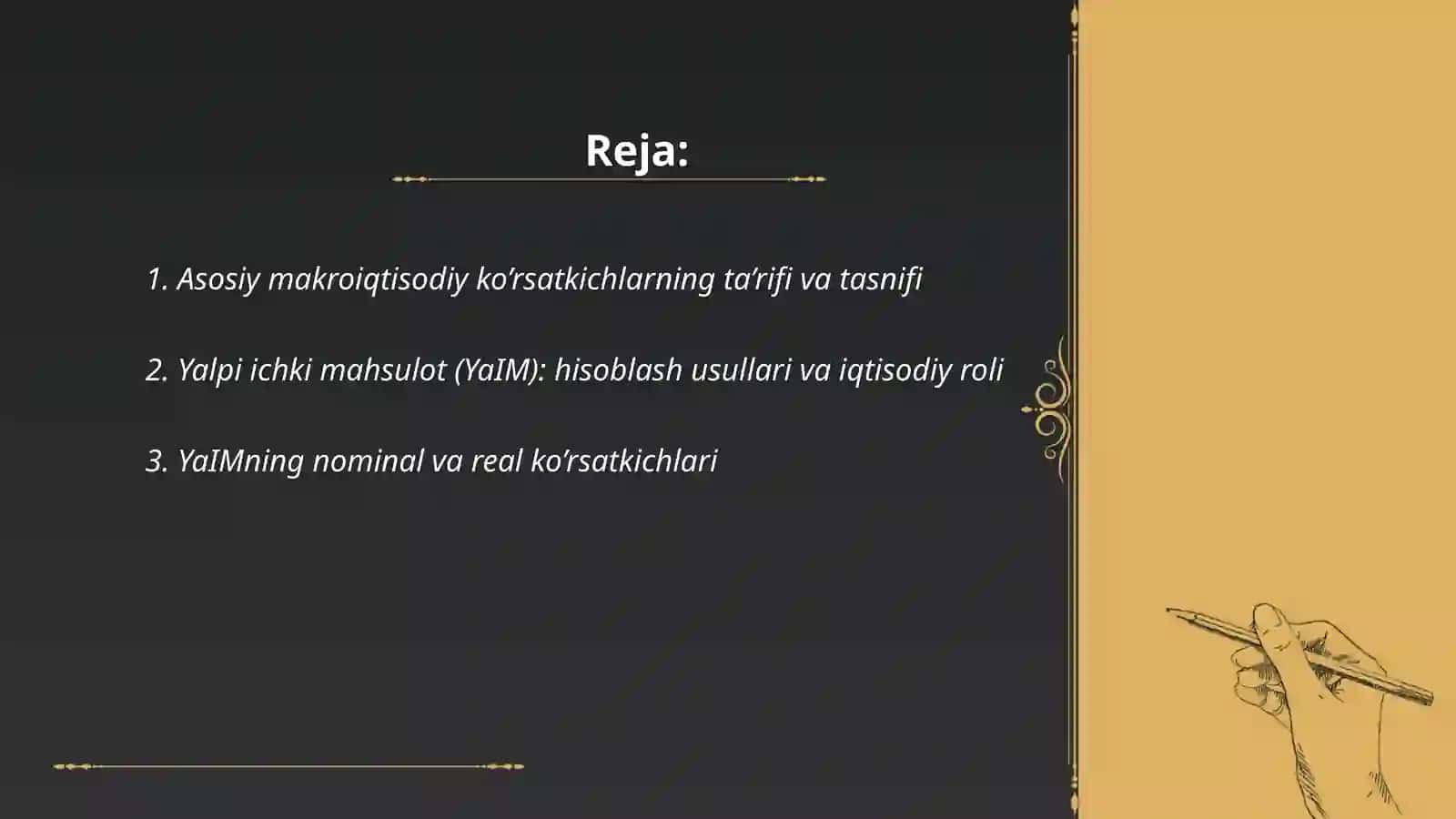 Asosiy makroiqtisodiy ko’rsatkichlarning mohiyati va roli 2