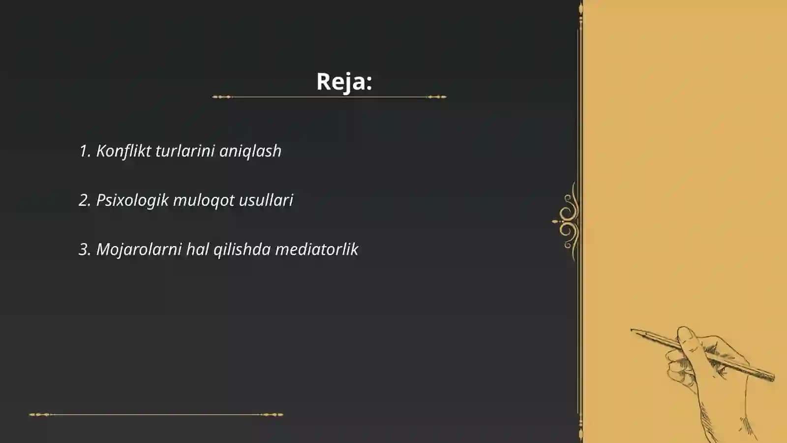 Konfliktlar va ularni samarali hal qilish 2