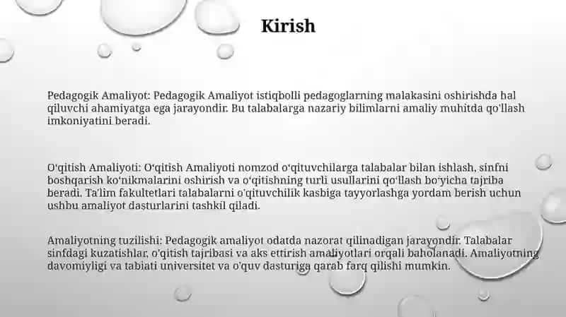 Pedagogik Amaliyotni Chqbt O'Qituvchisi Lavozimi Bo‘Yicha Tashkil Qilish Va O‘Tkazish 2