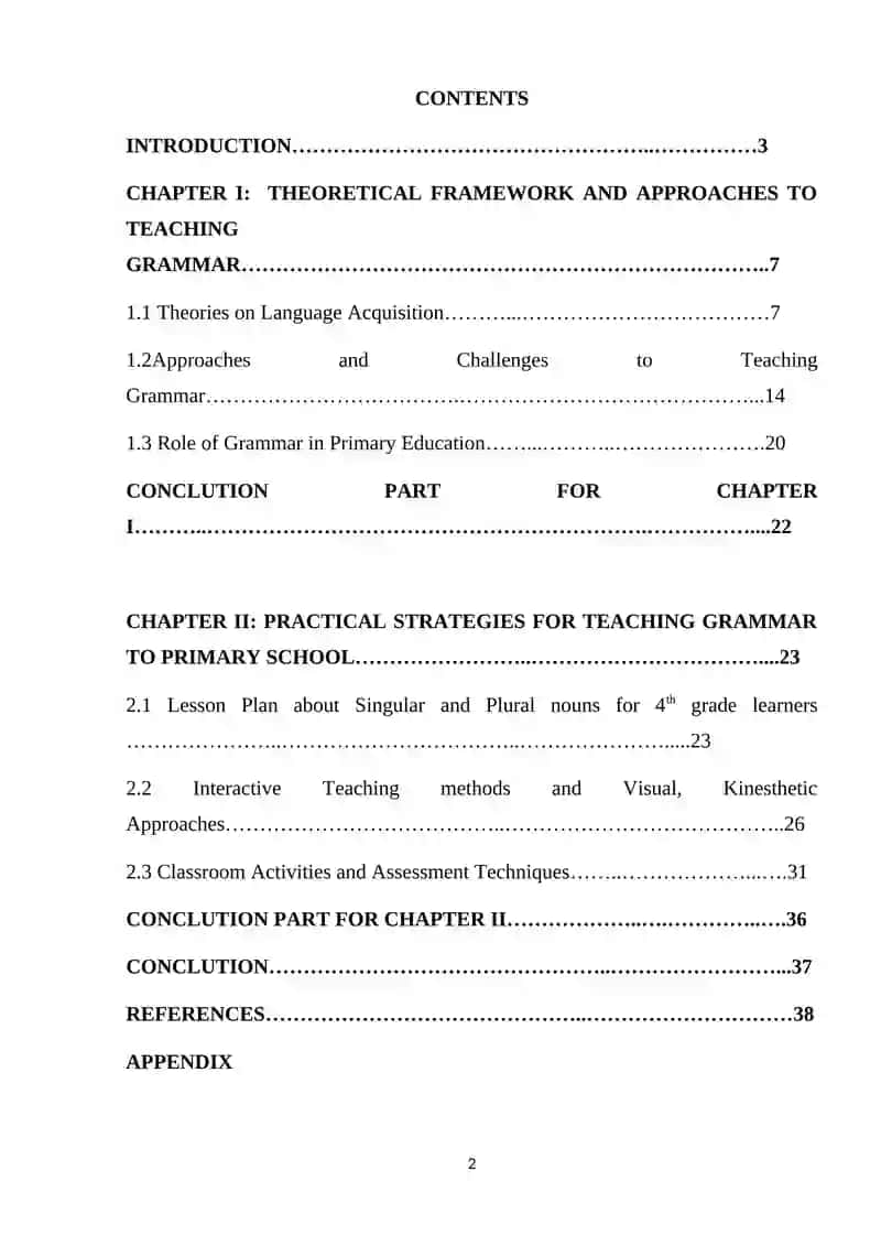 Teaching Grammar to Primary School Learners: Challenges and Opportunities 2