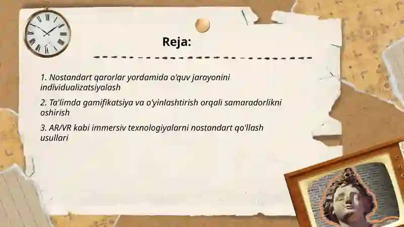 Ta’lim sifati ochiqligi va samaradorligini oshirish uchun nostandart qarorlardan foydalanish 2