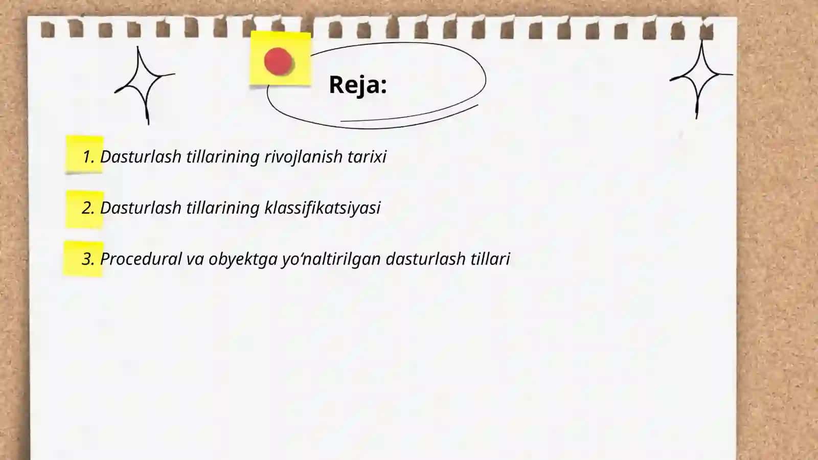 Dasturlash tillarini taqqoslash va dasturchilikdagi yangi trendlar 2