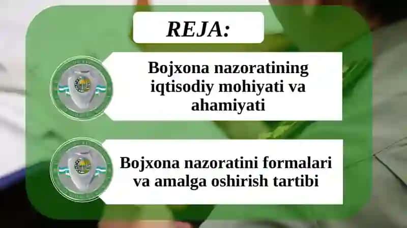 BOJXONA NAZORATINI AMALGA OSHIRISH TARTIBLARI VA SHARTLARI 2