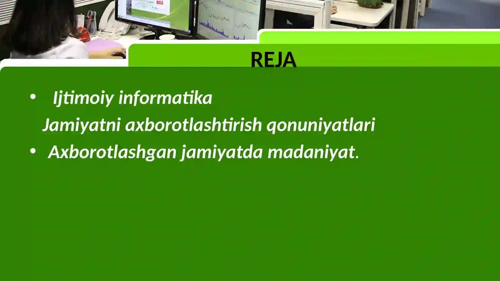 IJTIMOIY INFORMATIKA ASOSLARI 2